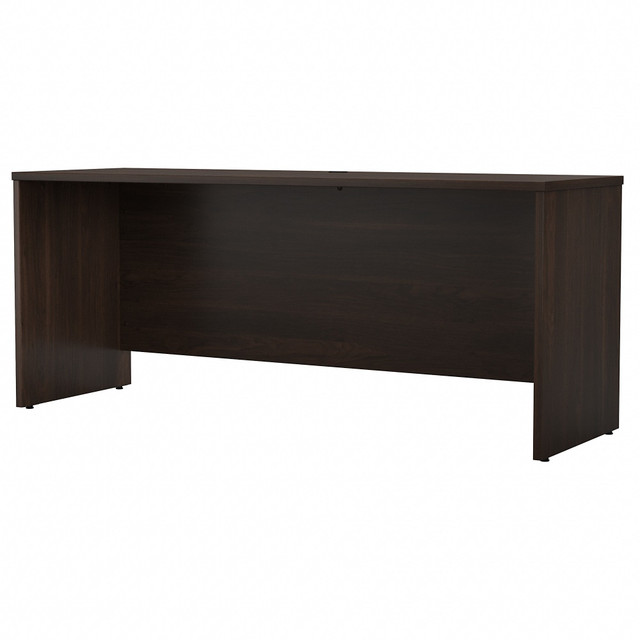 BUSH INDUSTRIES INC. Bush Business Furniture SCD372BW-Z  Studio C 72inW Credenza Computer Desk, Black Walnut, Standard Delivery