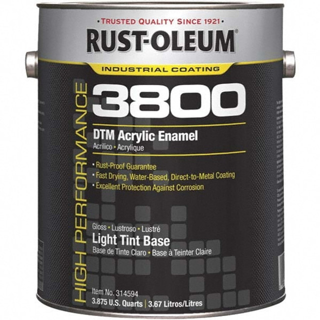 Rust-Oleum 314594 Acrylic Enamel  Paint: 1 gal, Light Tint Base, Gloss Finish