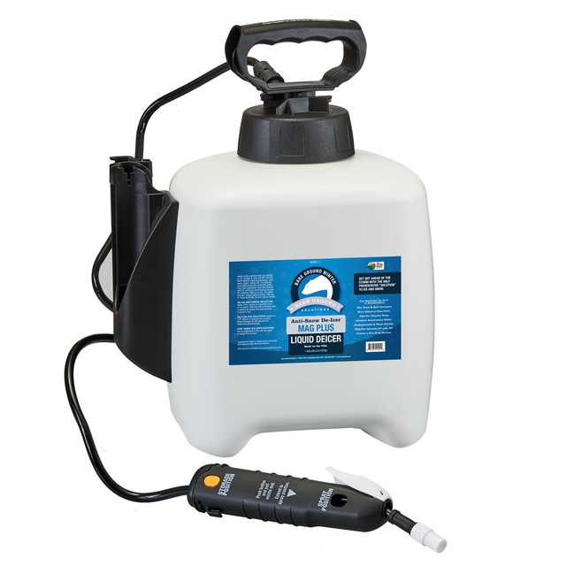 E. BROOKMYER, INC. BGDS-1 Bare Ground Liquid De-Icer, Inhibited MagPlus With Pump Sprayer, 1 Gallon