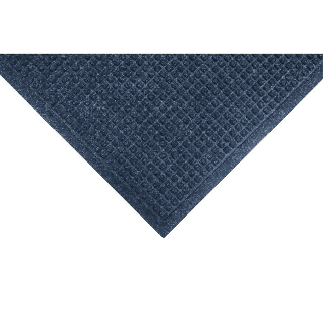 M+A MATTING 2806134070  Waterhog Squares Fashion Floor Mat, 3ft x 4ft, Navy