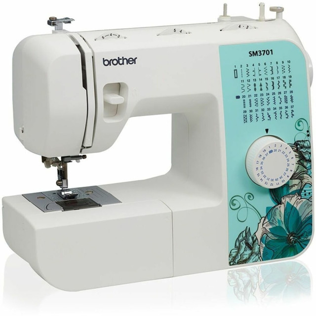 BROTHER INTL CORP SM3701 Brother SM3701 Electric Sewing Machine - 37 Built-In Stitches - Automatic Threading - Portable