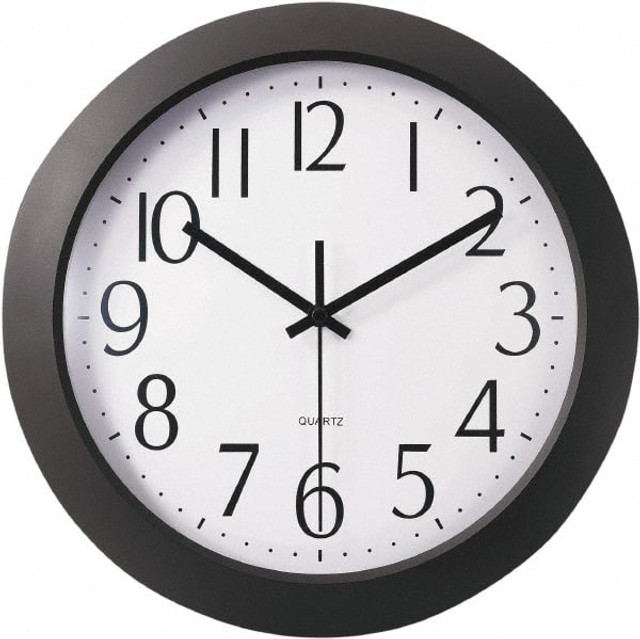 Universal One UNV10451 9-1/2 Inch Diameter, White Face, Dial Wall Clock