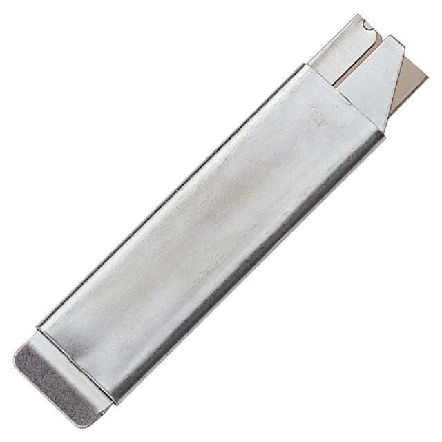 OFFICEMATE INTERNATIONAL CORP. 94966 OIC Single-Sided Razor Blade Carton Cutters, Silver, Pack Of 12 OFFICEMATE INTERNATIONAL CORP. 94966 OIC Single-Sided Razor Blade Carton Cutters, Silver, Pack Of 12
