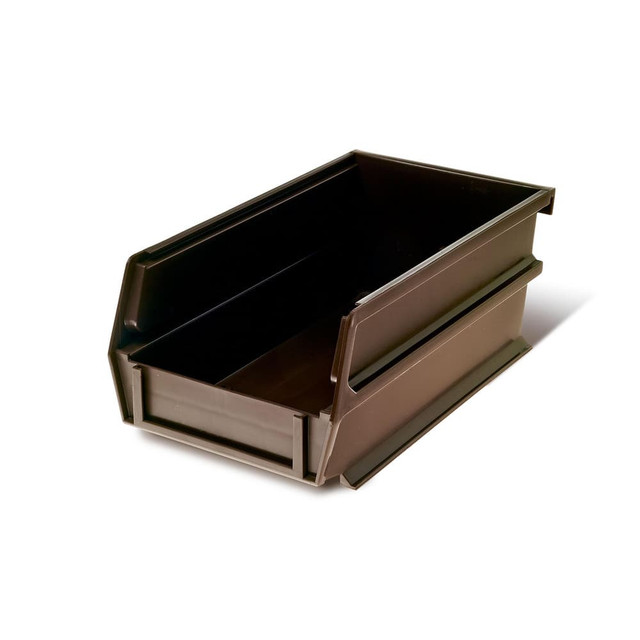 Triton Products 3-220BR Plastic Hopper Stacking Bin: Brown, 6-3/4 x 2-13/16 x 3-9/16"