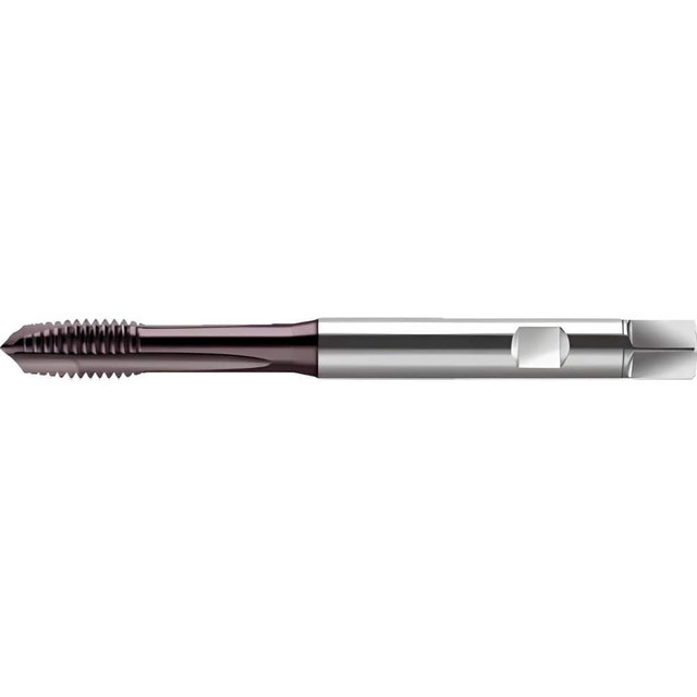 Walter-Prototyp 5101660 Spiral Point Tap: M6x1 Metric, 3 Flutes, Plug Chamfer, 6H Class of Fit, High-Speed Steel-E, THL Coated