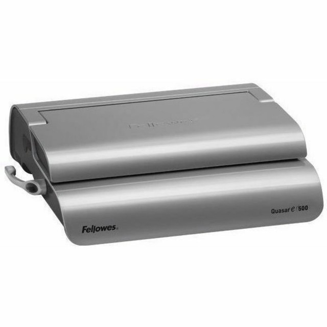 FELLOWES INC. 5216901 Fellowes E 500 Electric Comb Binding Machine With Starter Kit, Silver/Black FELLOWES INC. 5216901 Fellowes E 500 Electric Comb Binding Machine With Starter Kit, Silver/Black