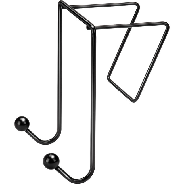 FELLOWES INC. 75510 Fellowes Partition Additions Coat Hook, 6inH x 4inW x 5 1/8inD, Black