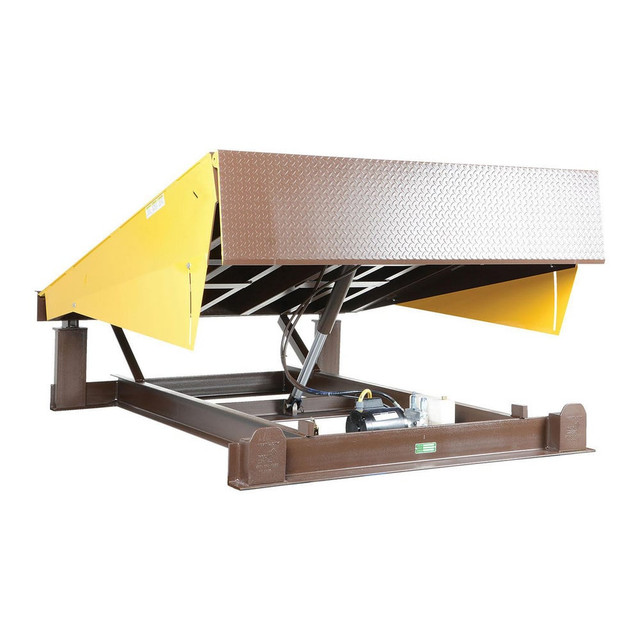 Vestil EH-68-20 Dock Levelers; Edge-of-dock: No ; Load Capacity: 20000 ; Overall Width: 72 ; Service Height Range: 12-12in ; Phase: Three ; Number Of Bumpers: 2