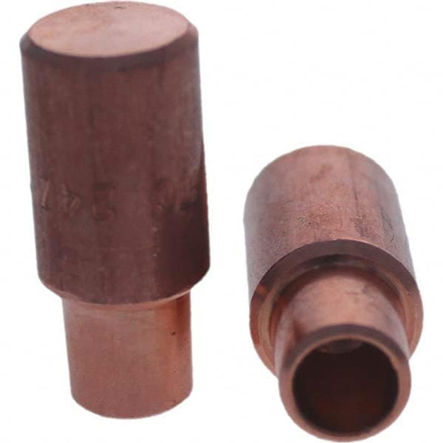 Tuffaloy 126-0044 Spot Welder Tips; Tip Type: Male Cap C Nose (Flat) ; Material: RWMA Class 2 - C18150