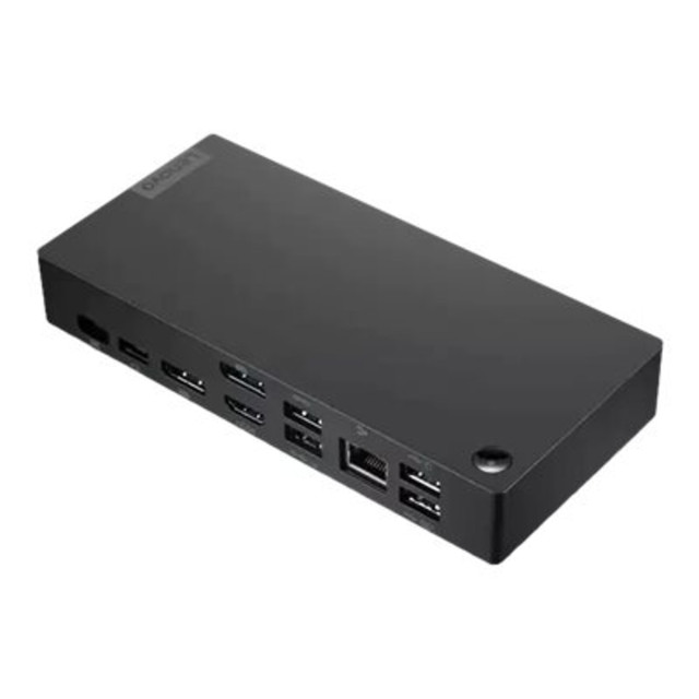 LENOVO, INC. 40B50090US Lenovo USB-C Dock For Notebook, Black