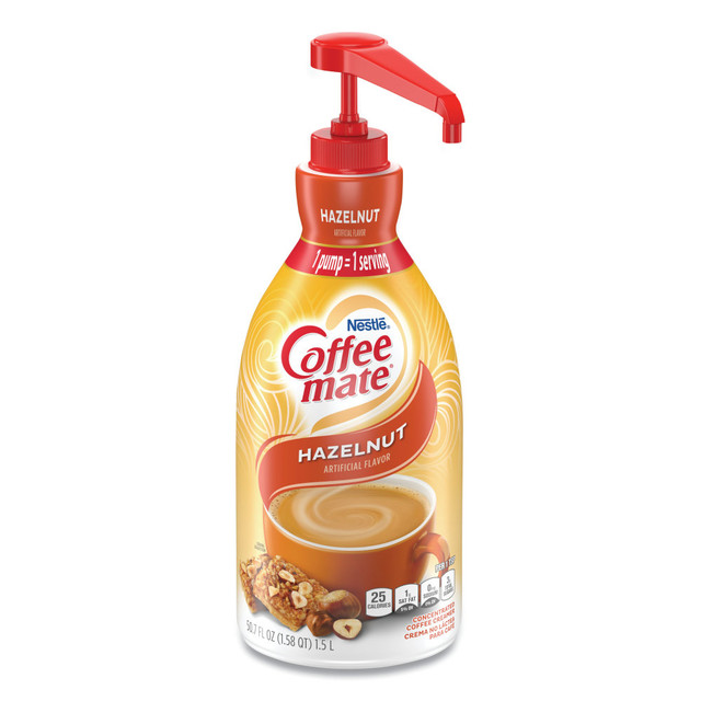 NESTLE WATERS NORTH AMERICA 31831 Nestle Coffee-mate Liquid Creamer, Hazelnut Flavor, 50.72 Oz Multiple Serve x 1 NESTLE WATERS NORTH AMERICA 31831 Nestle Coffee-mate Liquid Creamer, Hazelnut Flavor, 50.72 Oz Multiple Serve x 1