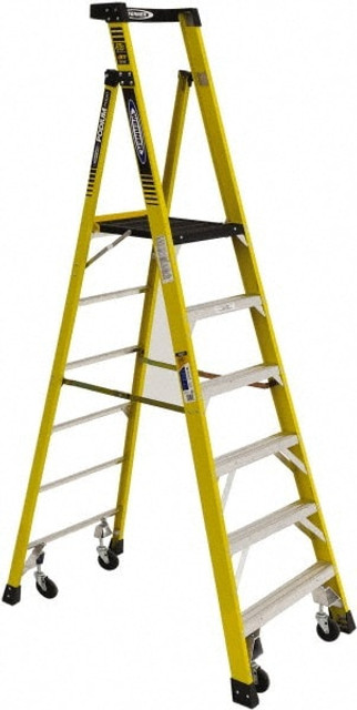 Werner PD7306-4C 5-Step Fiberglass Step Ladder: Type IAA