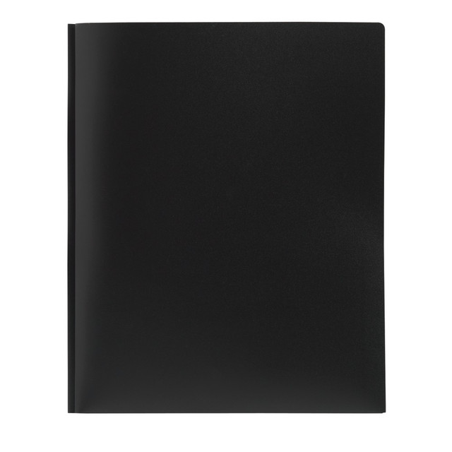 OFFICE DEPOT 77514 Brand Poly 2-Pocket Portfolio With Fasteners, Black OFFICE DEPOT 77514 Brand Poly 2-Pocket Portfolio With Fasteners, Black