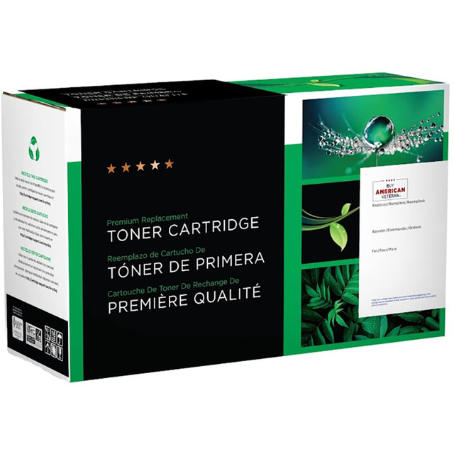 GALAXY WORLDWIDE, INC. CE401A-R Buy American Veteran Remanufactured Cyan Toner Cartridge Replacement For HP CE401A