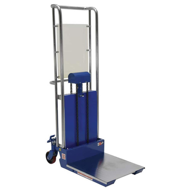 Vestil HYD-10 Mobile Air Lift Table: 880 lb Capacity, 4-1/2" Lift Height, 23 x 24" Platform