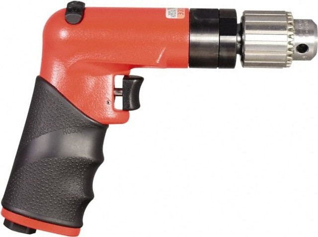 Sioux Tools SDR4P20R2 Air Drill: 1/4" Keyed Chuck, Reversible