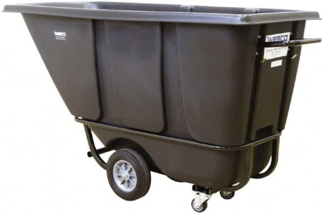 Wesco Industrial Products 272576 Polyethylene Basket Truck: 1/2 cu yd, 850 lb Capacity