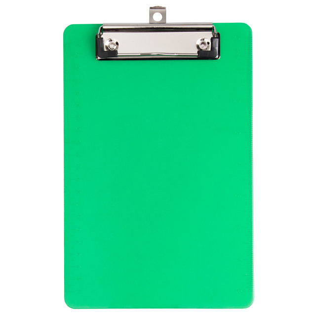 JAM PAPER AND ENVELOPE 331CPMGR JAM Paper Plastic Mini Clipboard. 6in x 9in, Green