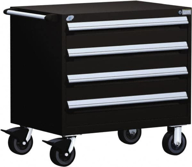 Rousseau Metal R5BDG-2803-091 Steel Tool Roller Cabinet: 4 Drawers