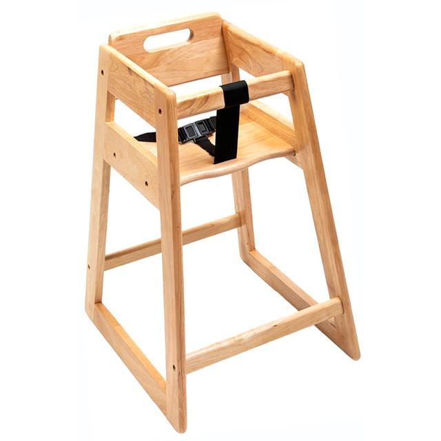 CENTRAL SPECIALTIES CO. 900LT-KD CSL Deluxe Wood Highchair, Light Brown