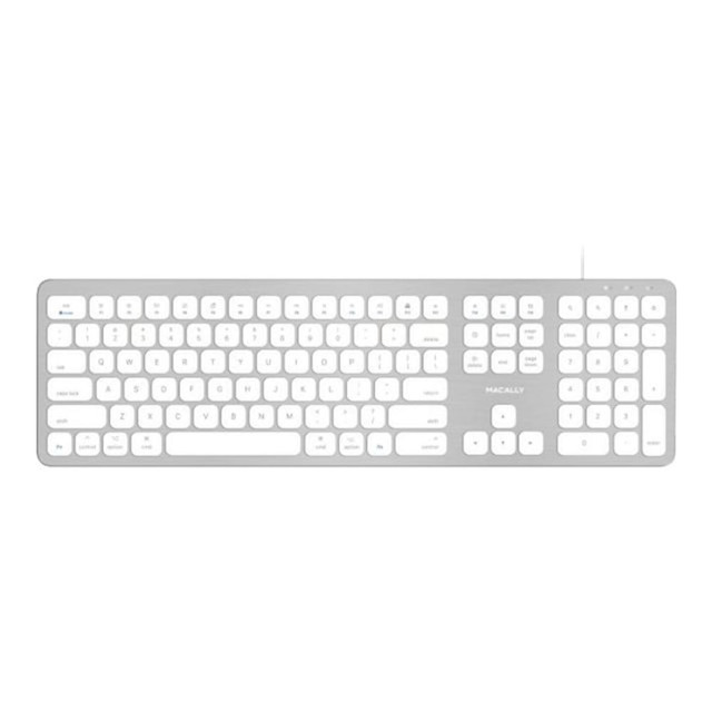 MACALLY WKEYHUBMB Ultra Slim - Keyboard - USB - key switch: Scissor-Key MACALLY WKEYHUBMB Ultra Slim - Keyboard - USB - key switch: Scissor-Key