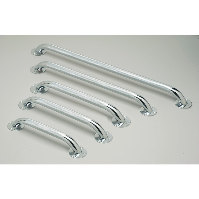 MEDLINE INDUSTRIES, INC. MDS86032CHR Medline Knurled Grab Bars, 32in, Chrome, Case Of 3