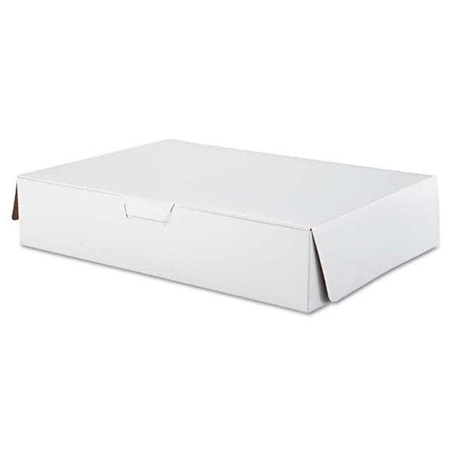 SCT SCH1029 Tuck-Top Bakery Boxes, 19w x 14d x 4h, White, 50/Carton