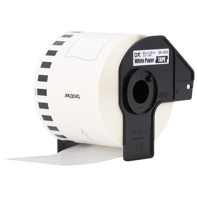 BROTHER INTL CORP DK22053PK Brother Genuine DK-22053PK Continuous Paper Label Rolls, 2-7/16in x 100ft, White, Box Of 3 Rolls BROTHER INTL CORP DK22053PK Brother Genuine DK-22053PK Continuous Paper Label Rolls, 2-7/16in x 100ft, White, Box Of 3 Rolls