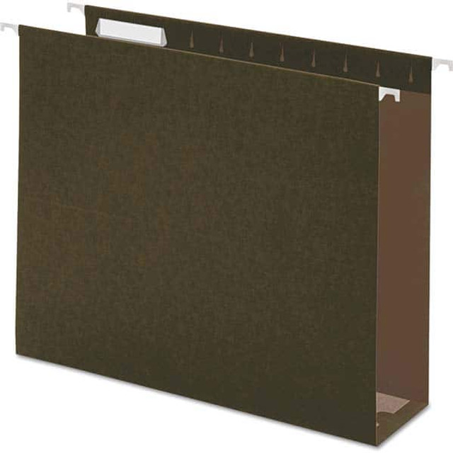 UNIVERSAL UNV14143 Hanging File Folder with Box Bottom: Letter, Green, 25/Pack