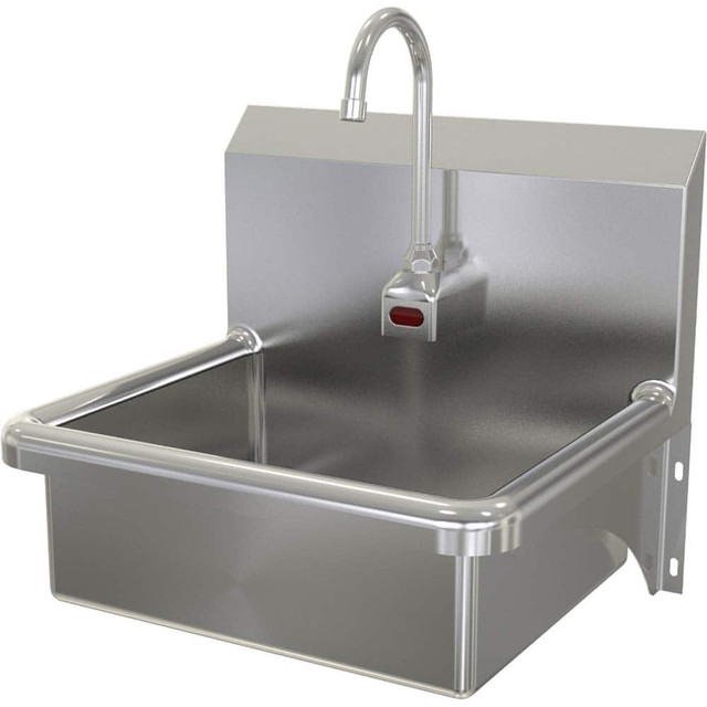SANI-LAV 705B Hands-Free Wash Sink: Wall Mount, 304 Stainless Steel