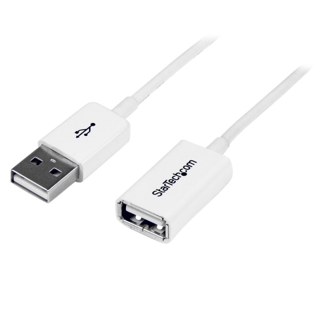 STARTECH.COM USBEXTPAA1MW  1m White USB 2.0 Extension Cable A to A - M/F