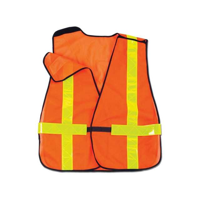 ERGODYNE CORPORATION Ergodyne 26030  GloWear Safety Vest, Non-Certified X-Back 8080BAX, Orange