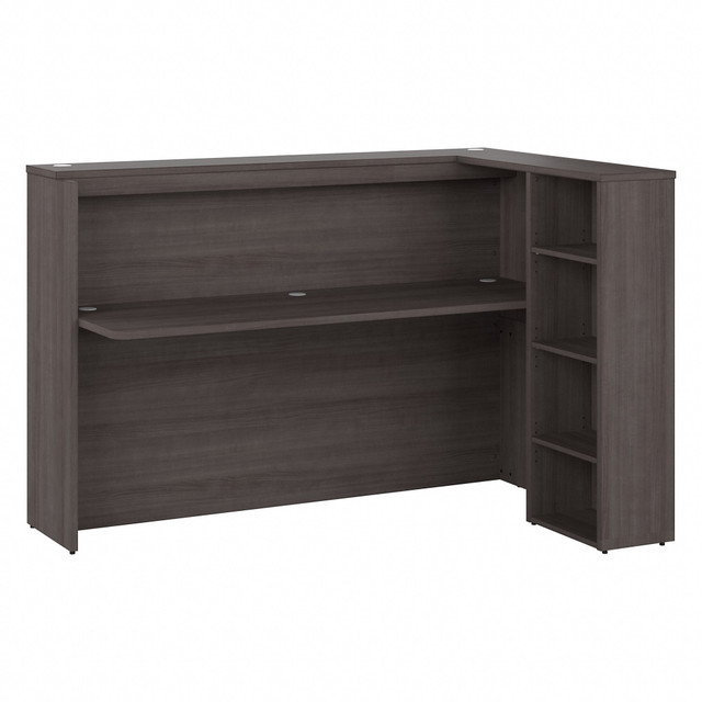 BUSH INDUSTRIES INC. Bush Business Furniture SCD572SGK-Z2  Studio C 72inW Corner Bar Cabinet With Shelves, Storm Gray, Standard Delivery