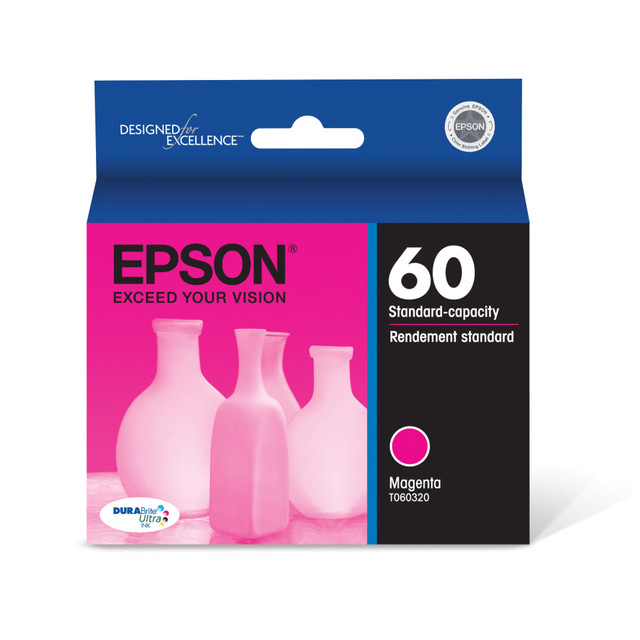 EPSON AMERICA INC. T060320-S Epson 60 DuraBrite Ultra Magenta Ink Cartridge, T060320-S