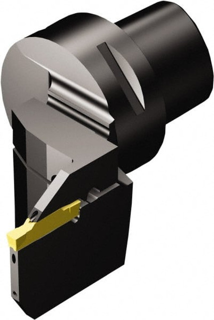 Sandvik Coromant 6605285 Modular Grooving Head: Left Hand, Cutting Head, System Size C4, Uses N123K2-0600-0004-TF Inserts