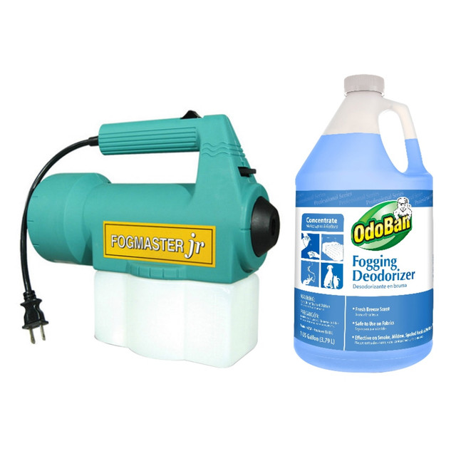 CLEAN CONTROL CORPORATION 91FOG970262G-OD OdoBan Fogmaster Jr. Electric Handheld Fogger & Fogging Deodorizer, Fresh Scent, 128 Oz CLEAN CONTROL CORPORATION 91FOG970262G-OD OdoBan Fogmaster Jr. Electric Handheld Fogger & Fogging Deodorizer, Fresh Scent, 128 Oz