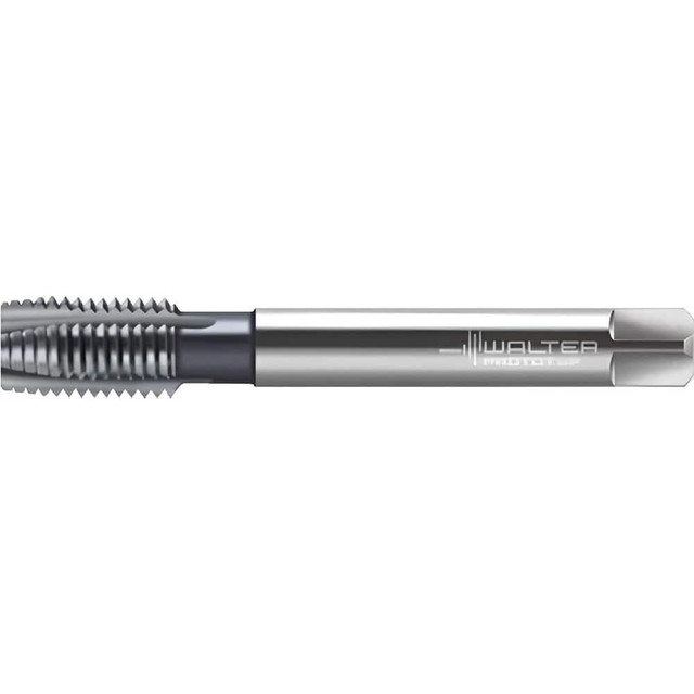 Walter-Prototyp 7511527 Spiral Point Tap: MF14x1 Metric Fine, 4 Flutes, Plug Chamfer, 6H Class of Fit, High-Speed Steel-E-PM, TiCN Coated