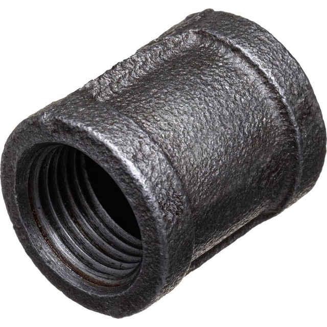 USA Industrials ZUSA-PF-15557 Black Pipe Fittings; Fitting Type: Coupling ; Fitting Size: 1/2" ; End Connections: NPT ; Material: Malleable Iron ; Classification: 150 ; Fitting Shape: Straight