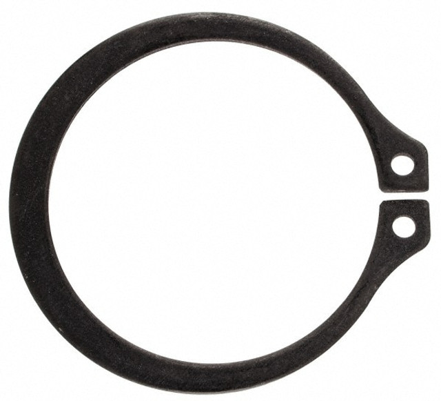 Rotor Clip SH-98ST PA External SH Style Retaining Ring: 0.926" Groove Dia, 63/64" Shaft Dia, 1060-1090 Spring Steel, Phosphate Finish