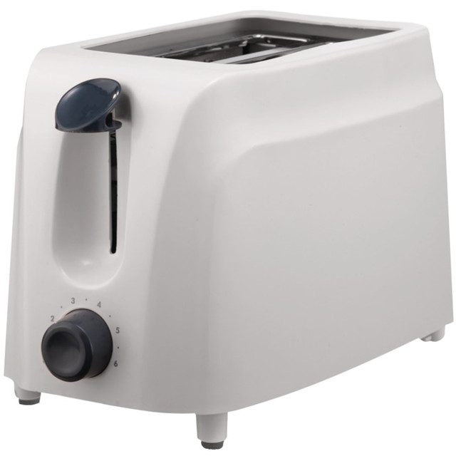 BRENTWOOD APPLIANCES , INC. TS-260W Brentwood TS-260W 2 Slice Cool Touch Toaster in White - 760 W - Toast, Browning - White