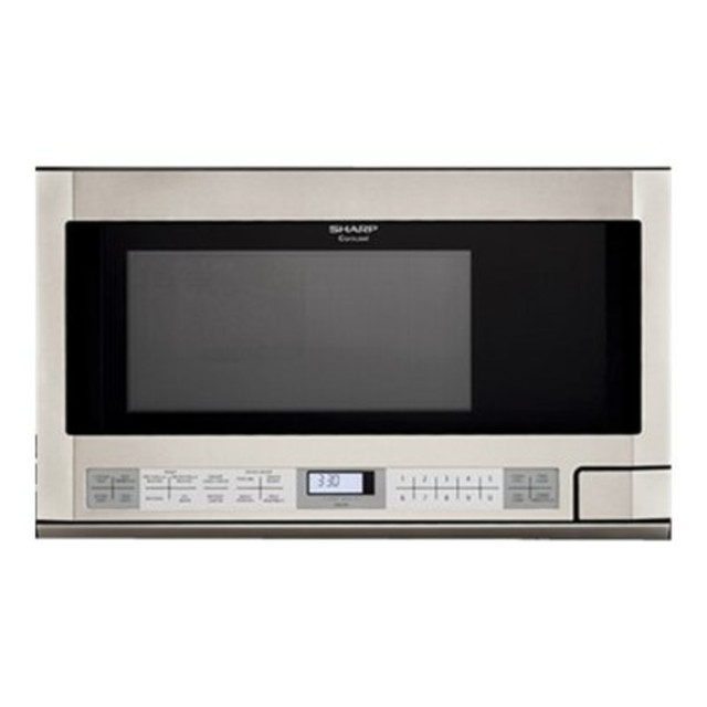 SHARP ELECTRONICS CORPORATION Sharp R1214T  R1214T 1.5 Cu Ft Over-The-Range Microwave, Stainless Steel