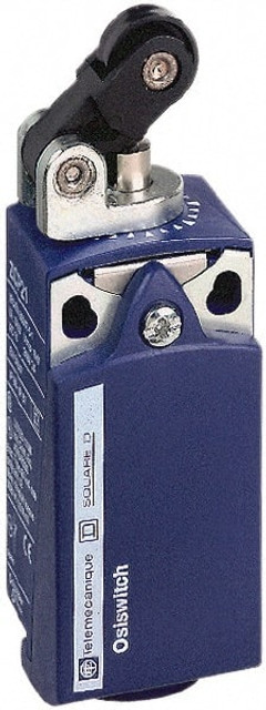 Telemecanique Sensors XCKP2121G11 General Purpose Limit Switch: DP, NC, Roller Plunger, Side