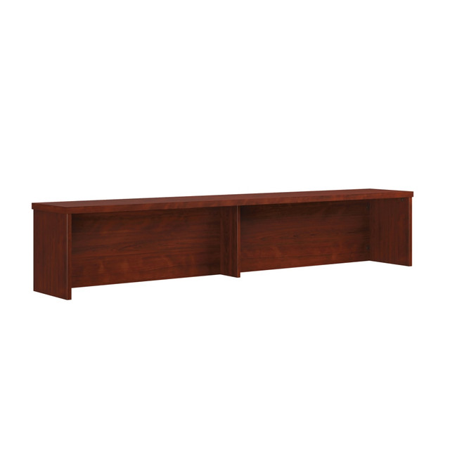 SAUDER WOODWORKING CO. 426466 Sauder Affirm 71inW Reception Desktop Hutch, Classic Cherry