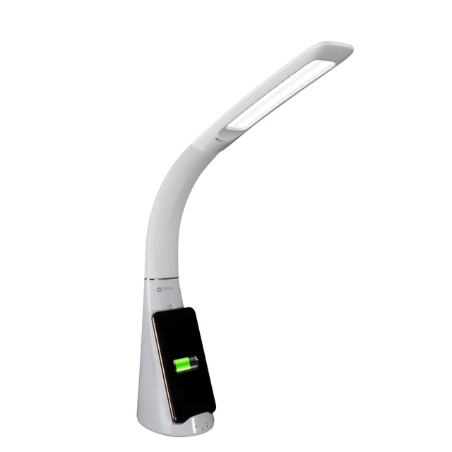 OTTLITE TECHNOLOGIES, INC. SCNQC00S OttLite Wellness Series Purify LED Sanitizing Desk Lamp With Wireless Charging