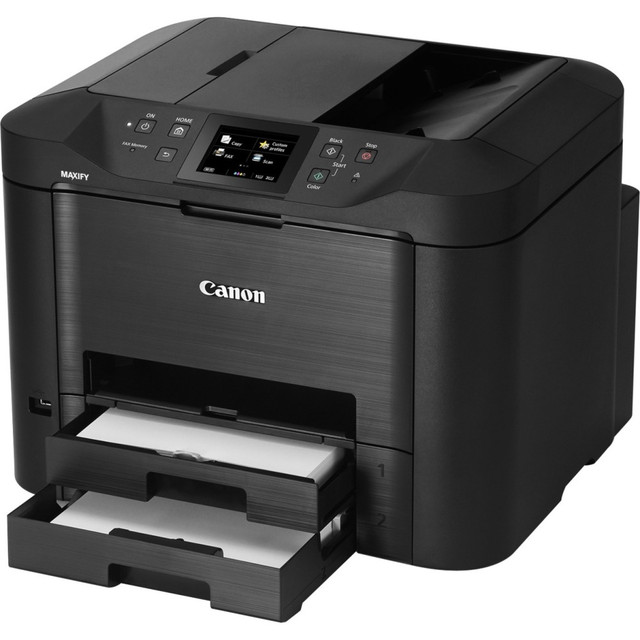 Tired of waiting on slow printers? Ditch the frustration and embrace lightning-fast productivity with the Canon MAXIFY MB5420. This all-in-one powerhouse delivers blazing print speeds up to 24 ipm (black) and 15.5 ipm (color), leaving sluggish competitors in the dust. Get your first page out in a mere 6 seconds, and power through high-volume tasks without a hitch. But speed isnT everything. The MAXIFY MB5420 boasts exceptional print quality, ensuring your documents and presentations always look professional. Crisp text, vivid colors, and sharp details.  Conquer workloads with lightning-fast printing - 24 ipm black, 15  5 ipm color  Impress with professional-grade output  Handle high-volume tasks effortlessly with a massive 500-sheet paper capacity  Duplex printing saves paper and time  Built-in Wi-Fi and Ethernet connect seamlessly to your network.