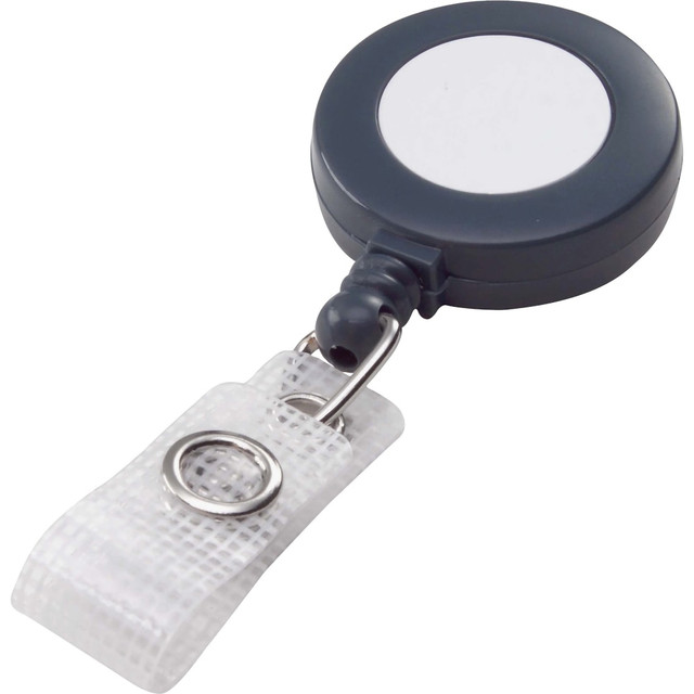 ACCO BRANDS USA, LLC 50573 Swingline GBC Retractable Badge Reel - Plastic, Nylon - 25 / Box - Gray ACCO BRANDS USA, LLC 50573 Swingline GBC Retractable Badge Reel - Plastic, Nylon - 25 / Box - Gray
