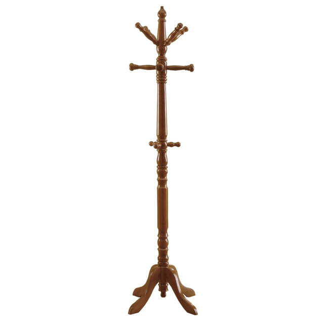 MONARCH PRODUCTS Monarch Specialties I 2012  11-Hook Wood Coat Rack, Oak