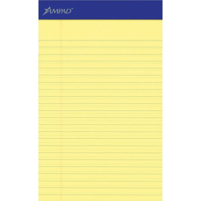 TOPS BUSINESS FORMS 20204 Ampad Perforated Ruled Pads - 50 Sheets - Stapled - 0.28in Ruled - 5in x 8in Sheet Size - Dark Blue Binding - Chipboard Backing, Sturdy Back, Tear Resistant, Perforated - 1 Dozen TOPS BUSINESS FORMS 20204 Ampad Perforated Ruled Pads - 50 Sheets - Stapled - 0.28in Ruled - 5in x 8in Sheet Size - Dark Blue Binding - Chipboard Backing, Sturdy Back, Tear Resistant, Perforated - 1 Dozen