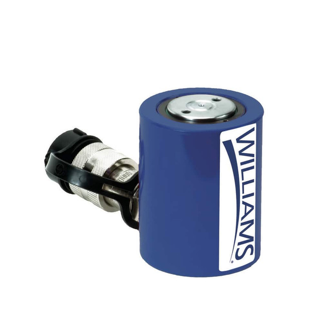 Williams 6CL10T01 Portable Hydraulic Cylinders; Actuation: Single Acting ; Load Capacity: 10TON ; Stroke Length: 1.5 ; Piston Stroke (Decimal Inch): 1.5000 ; Oil Capacity: 3.53 ; Cylinder Effective Area: 2.35