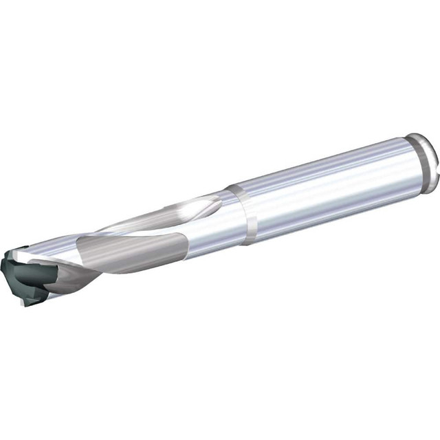 Widia 3851559 Replaceable-Tip Drill: 0.4921 to 0.5114" Dia, 1.54" Max Depth, 9/16" Cylindrical Shank
